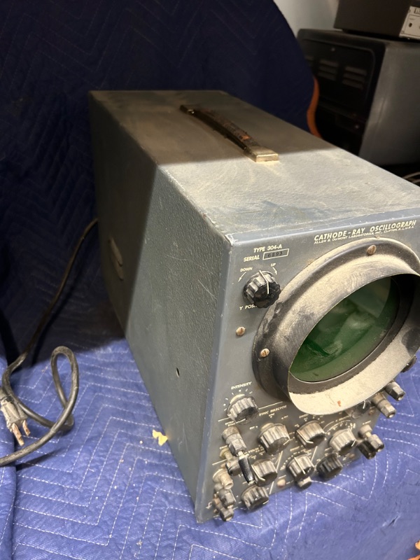 Photo 2 of Dumont 304-A oscillograph  untested dusty as found 