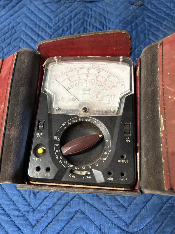 Photo 1 of triplett model 631 tester untested dusty as found 