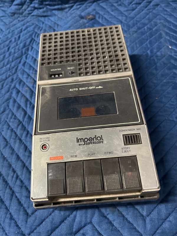 Photo 1 of Imperial cassette deck untested dusty as found 