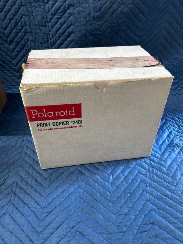 Photo 2 of Vintage Polaroid print copier 2401 in original box 