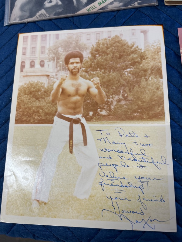 Photo 4 of Vintage Boxing magazines and program and signed black belt photos 