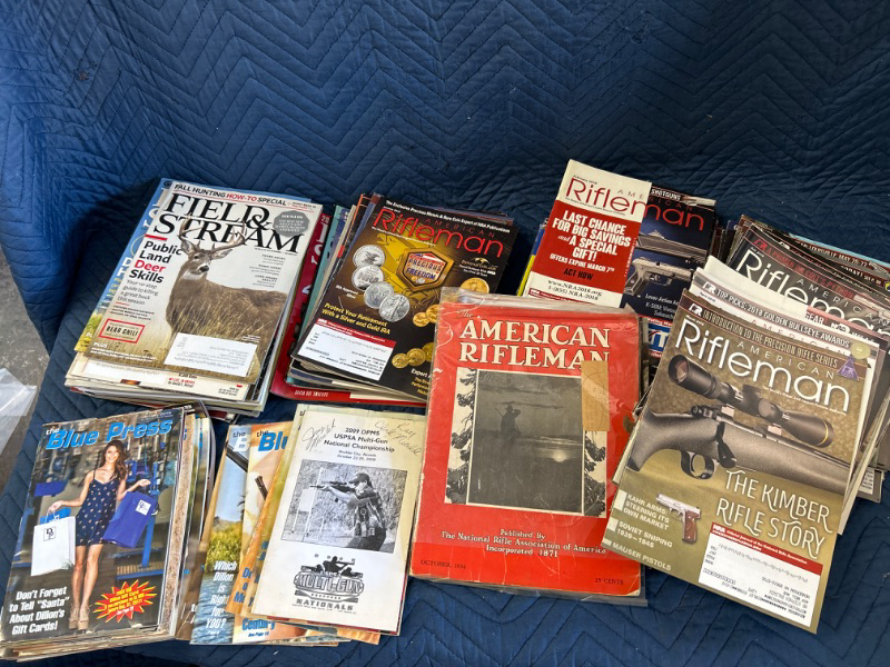 Photo 1 of Huge lot of American Rifleman magazine and other mags