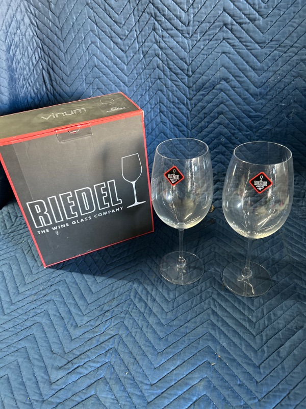 Photo 1 of Set of 2 new in the box Riedel Cabernet Sauvignon Vinum XL glasses 