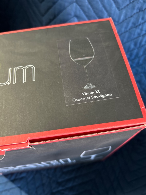 Photo 2 of Set of 2 new in the box Riedel Cabernet Sauvignon Vinum XL glasses 