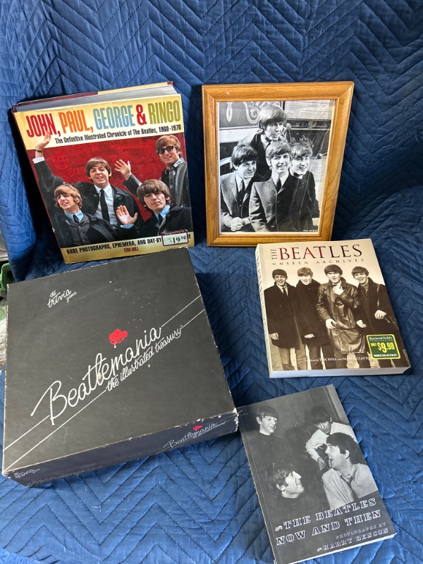 Photo 1 of 3 Beatles books , Beatlemania game and 8x10 photo