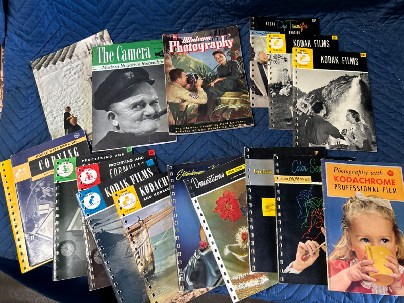 Photo 1 of Vintage photography magazines and kodak film data book