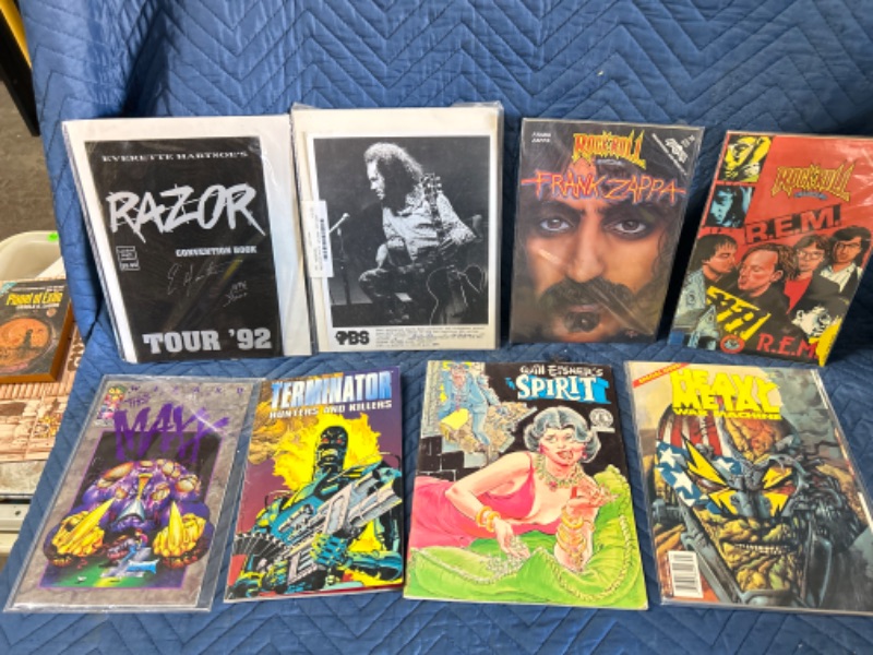 Photo 1 of Rock and Roll Comics Razor book Heavy Metal magazine 