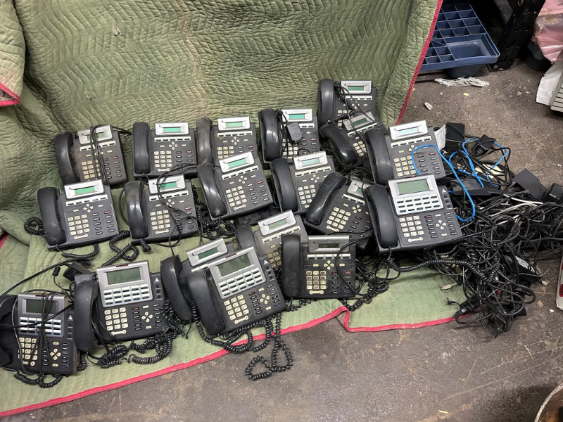 Photo 1 of 19 Atigen telephones 14 are IP705 and 4 are IP710 dirty from warehouse untested 