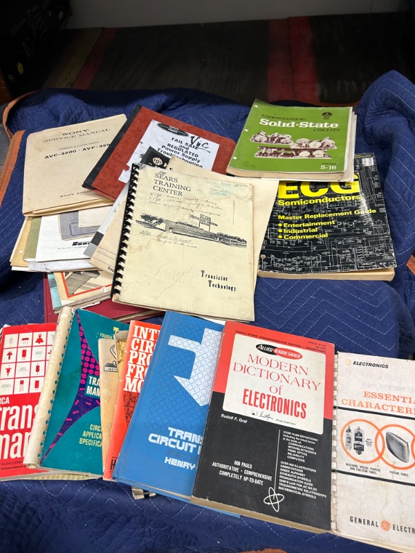 Photo 1 of Technical manuals and electrical books 