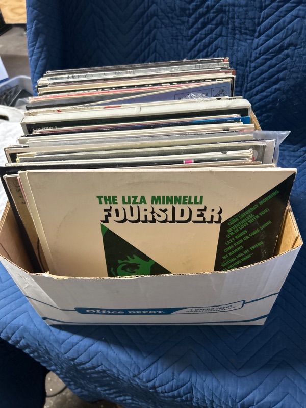 Photo 1 of Box of records 