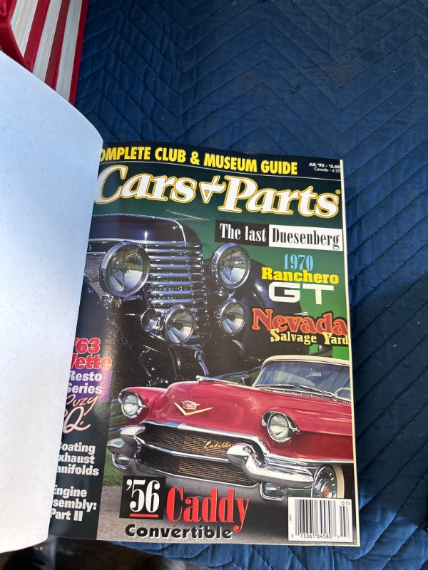 Photo 2 of Cars and parts magazines from the 1980's and 90's Beautiful Red Hardback bound 7 books total 11 x 8 inches 