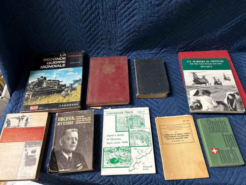 Photo 1 of Lot of WWII and other war books some in foreign languages 