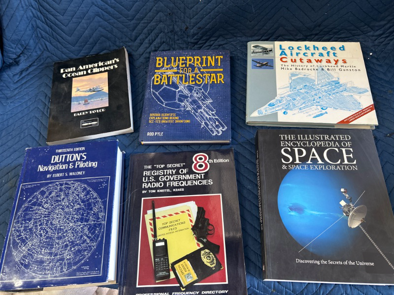 Photo 1 of 6 books about space, Aircraft, navigation and piloting 