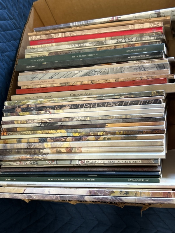 Photo 2 of Huge lot of Auction catalogs mostly Rare book and Americana auctions 