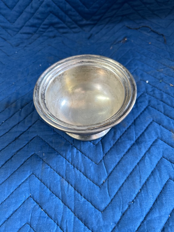 Photo 1 of Small  Nickel silver bowl 4.5 inches across