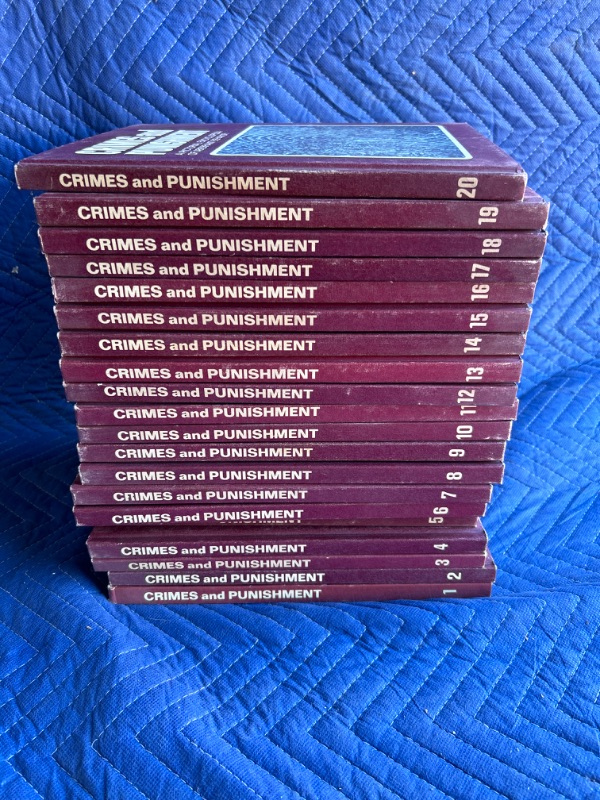 Photo 1 of Set of 20 books Crimes and Punishment  Encyclopedia of Aberrant Behavior 