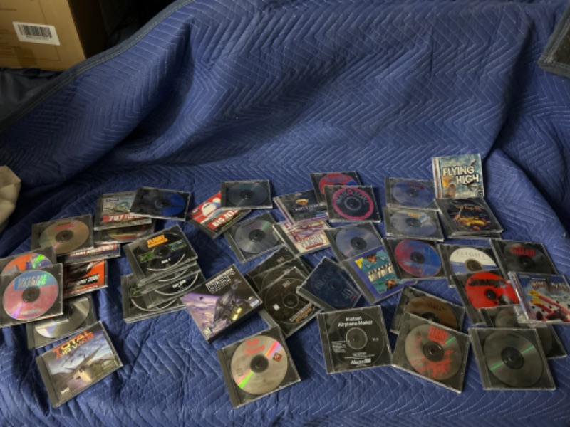 Photo 1 of lot of Vintage flight simulation cd computer games 