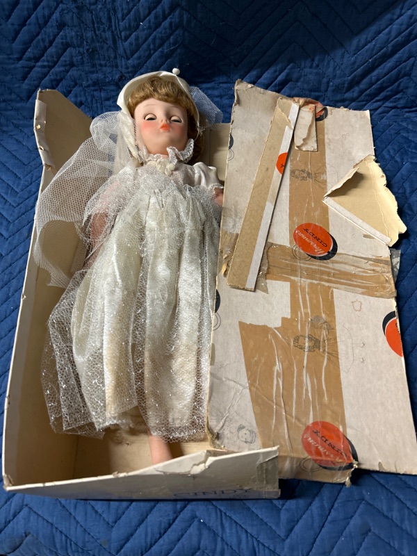 Photo 2 of Vintage Horseman Cindy doll in original box, box is in poor condition 