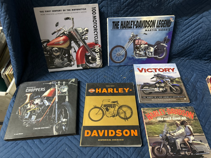 Photo 1 of 6 Large books about Harley Davidson and Victory motorcycles 