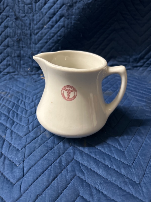 Photo 1 of Vintage United States Army medical Department pitcher 