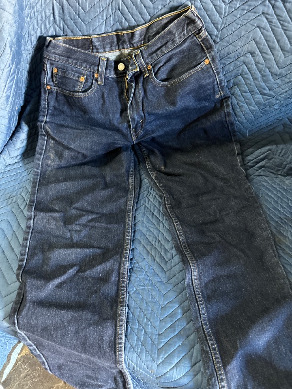 Photo 2 of Levis 550 Blue denim new condition tag says 30 x 30 