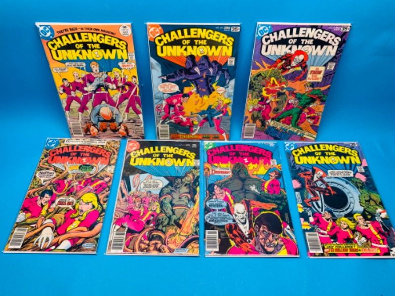 Photo 1 of 461571…vintage $.35 challengers of the unknown comics in plastic sleeves 