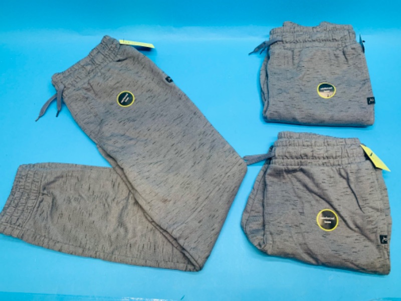 Photo 1 of 461595…3 pairs of boys size xl -16 sweatpants with reinforced knee