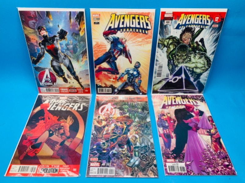 Photo 1 of 461611…6 avengers comics in plastic sleeves 