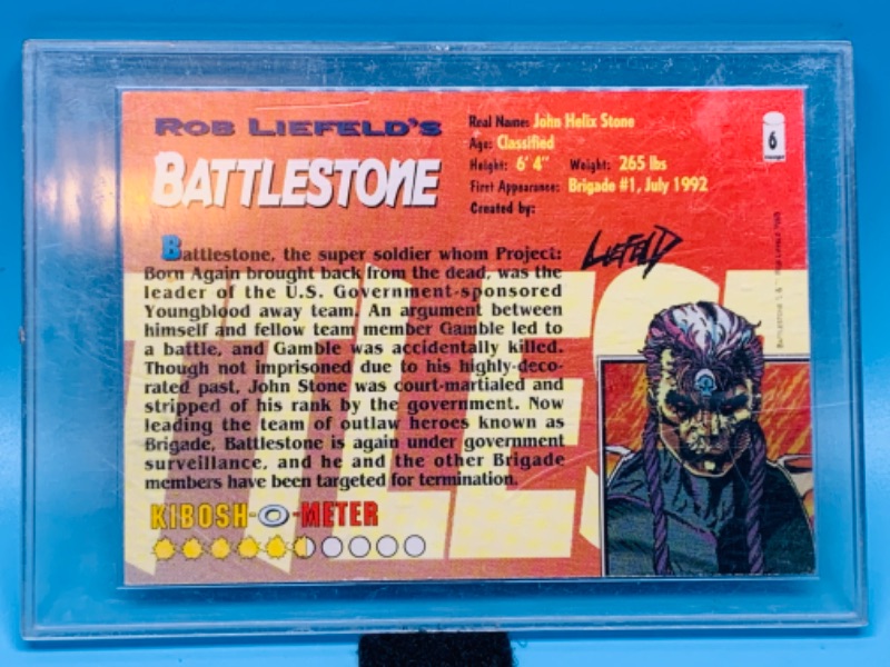 Photo 2 of 461666…wizard battlestone card in plastic case 