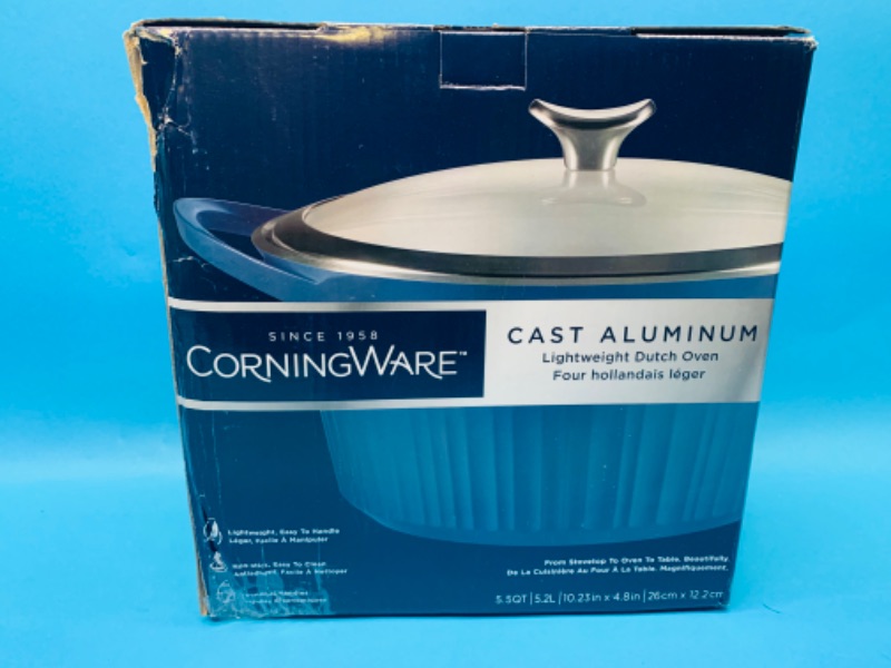 Photo 2 of 461707…corningware cast aluminum 5.5 qt. Dutch oven 