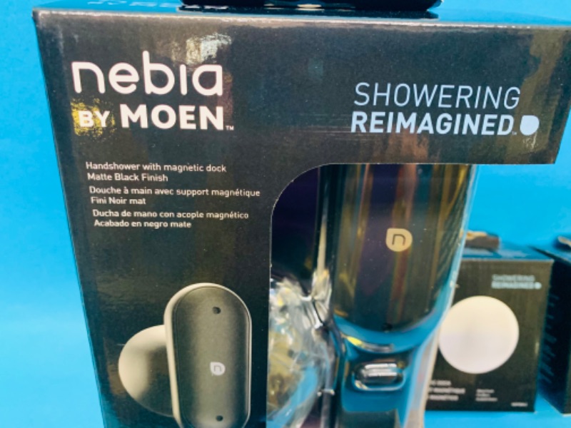 Photo 3 of 461727…nebia by moen hand shower with magnetic dock and 2 extra magnetic docks 