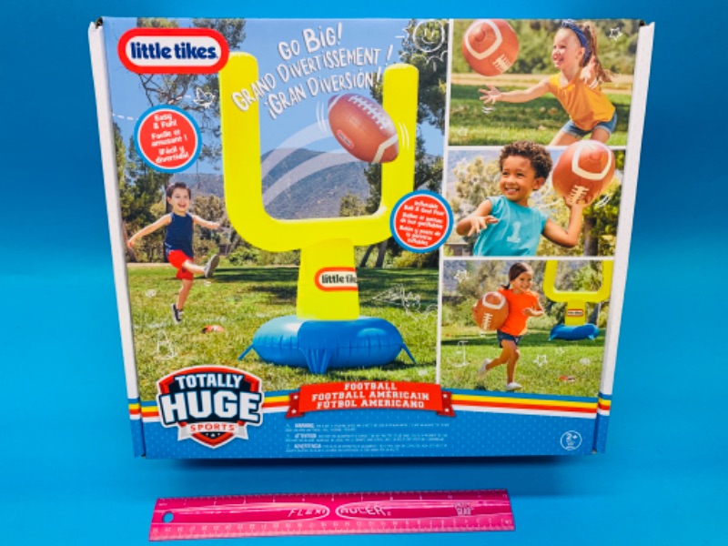 Photo 1 of 461769…little tikes huge sports football goal post and football 