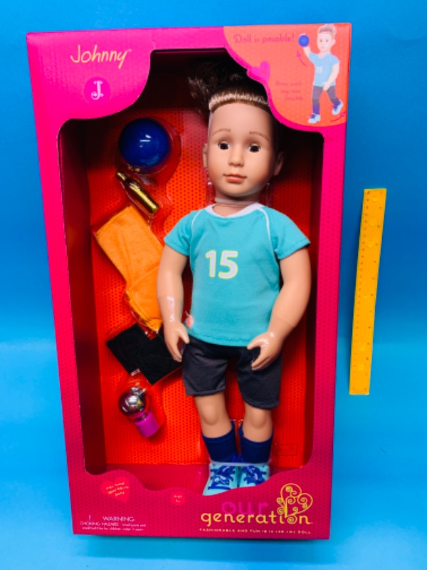 Photo 1 of 462010…Xlarge 18” our generation Johnny doll 