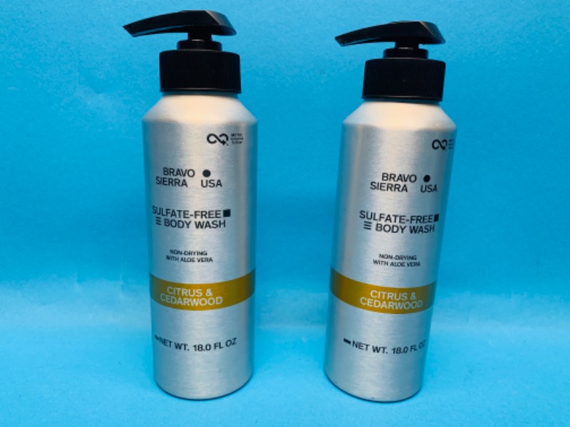 Photo 1 of 462036… 2 bravo sulfate free body wash citrus and cedarwood scent  18 oz. Each