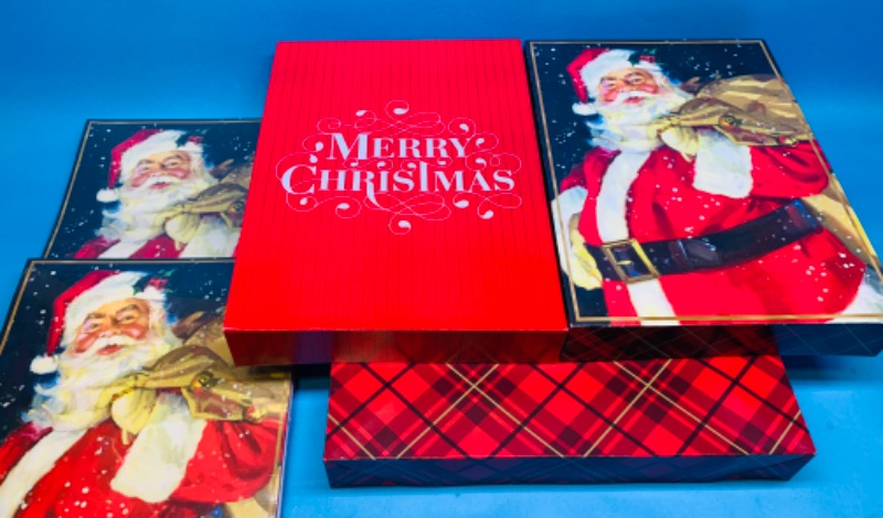 Photo 2 of 462424… 9 robe size Christmas gift boxes 