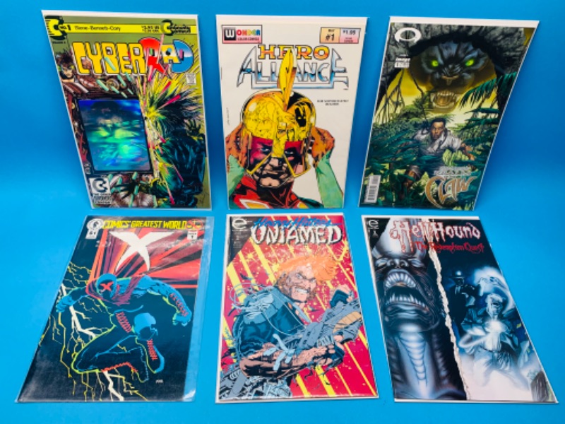 Photo 1 of 462439…6  comics all #1’s in plastic sleeves 