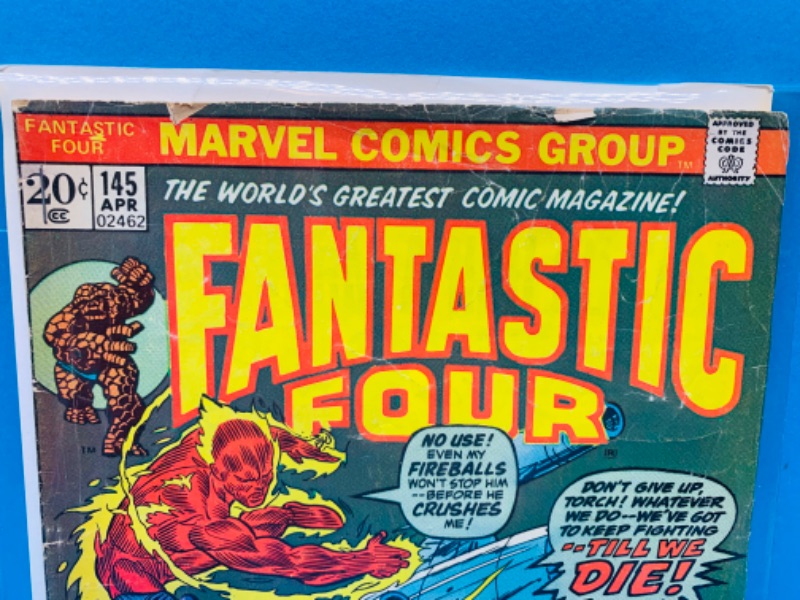 Photo 3 of 462465…rip in corner-vintage $.20 fantastic four 1st appearance of Ternak comic in sleeve 