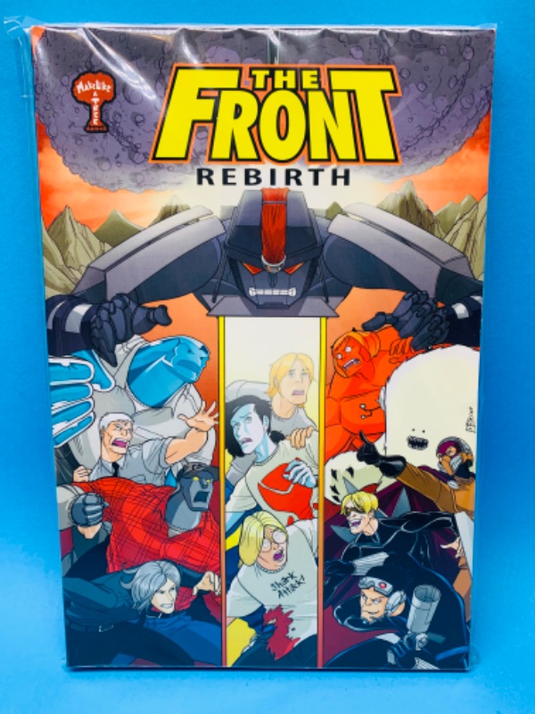 Photo 1 of 462478…the Front rebirth paperback comic book in sleeve 