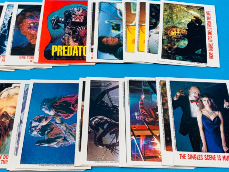 Photo 2 of 462479…54 vintage topps did it ever happen horror movie cards -some doubles 