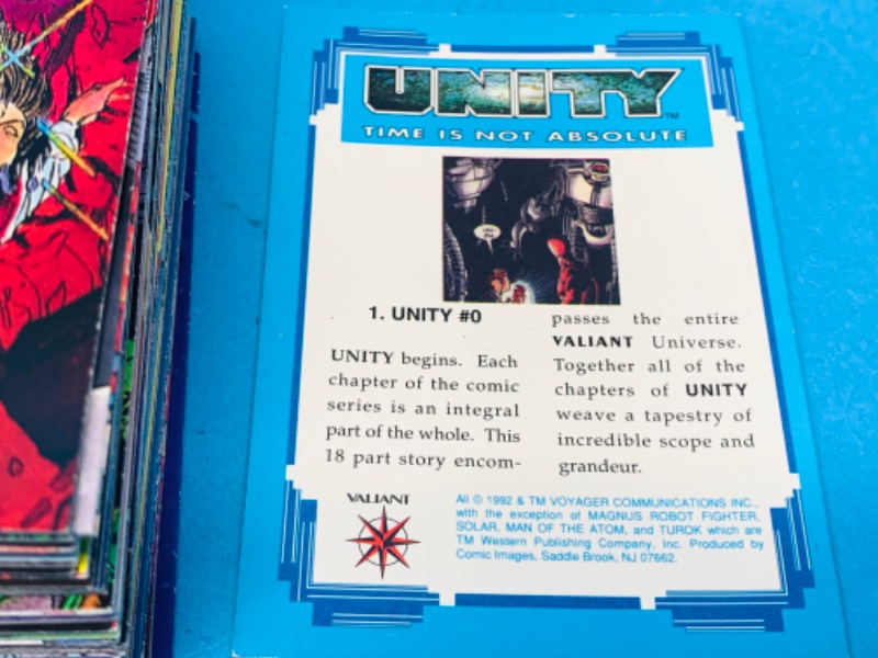 Photo 2 of 462480…Unity comic cards set of 1-90 complete 