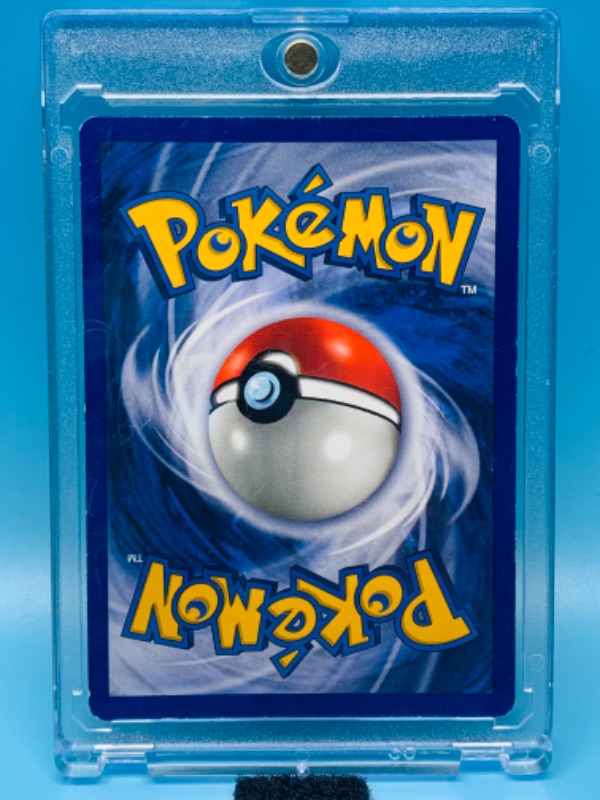 Photo 2 of 462498…Pokémon holo Nockchan card 7/102 -wear on edges- in hard plastic case 1999 