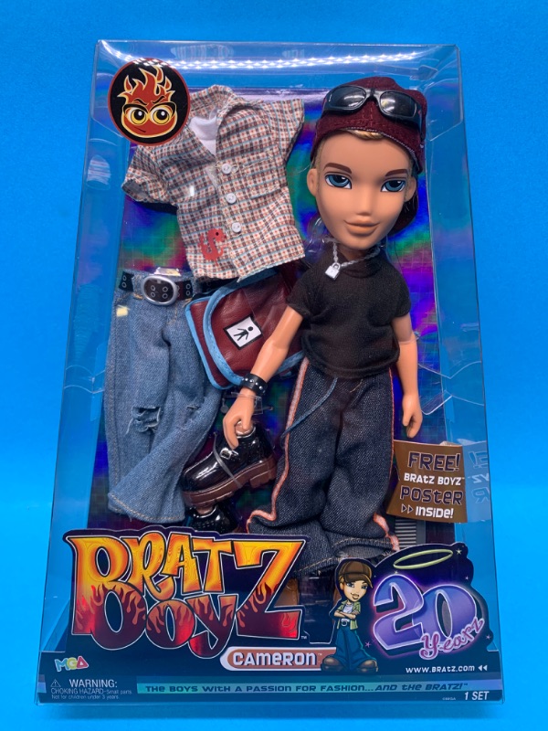 Photo 1 of 494449… Bratz Boyz Cameron doll in original box