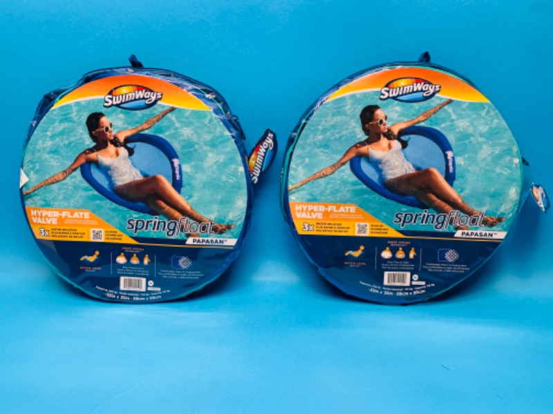 Photo 1 of 494451… 2 swimways papasan spring floats in packages 