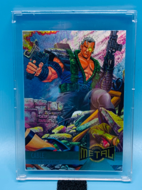 Photo 1 of 494463…marvel metal cable alternatem card 127 in hard plastic case 