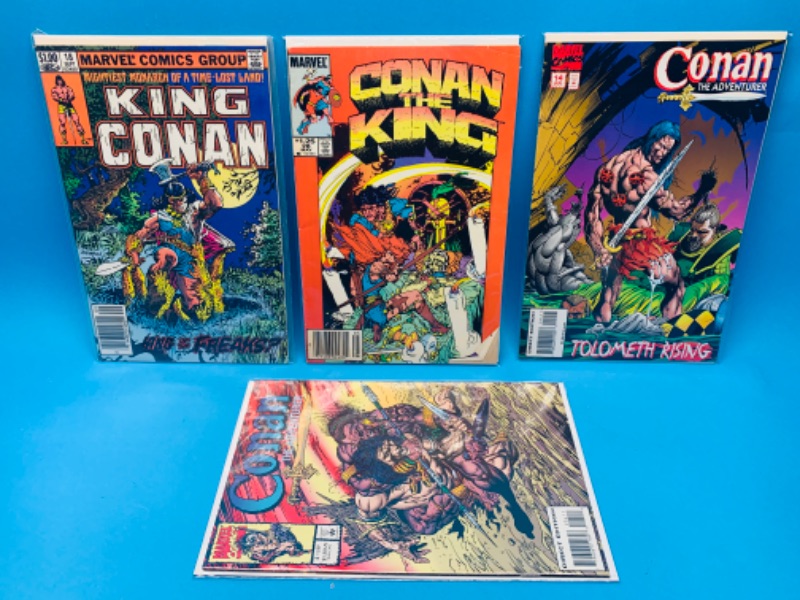 Photo 1 of 494477…4 Conan comics in plastic sleeves 