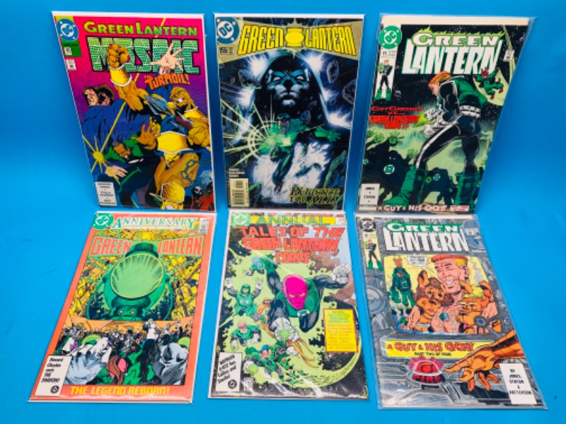 Photo 1 of 494491…6 green lantern comics in plastic sleeves 