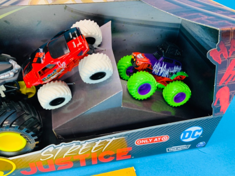 Photo 3 of 494499… Monster Jam Batman street Justice trucks in original box