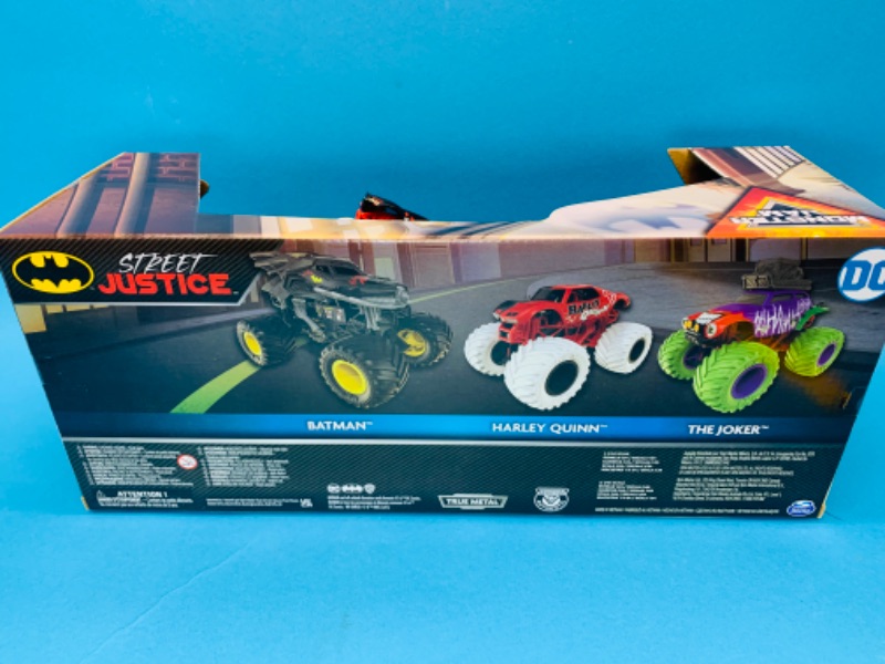 Photo 4 of 494500…  Monster Jam Batman street Justice toy trucks in original box