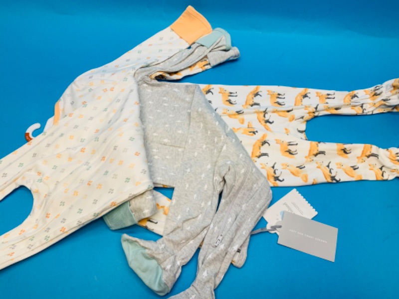 Photo 1 of 494555… set of 3 infant sleepers size 6-9 months 