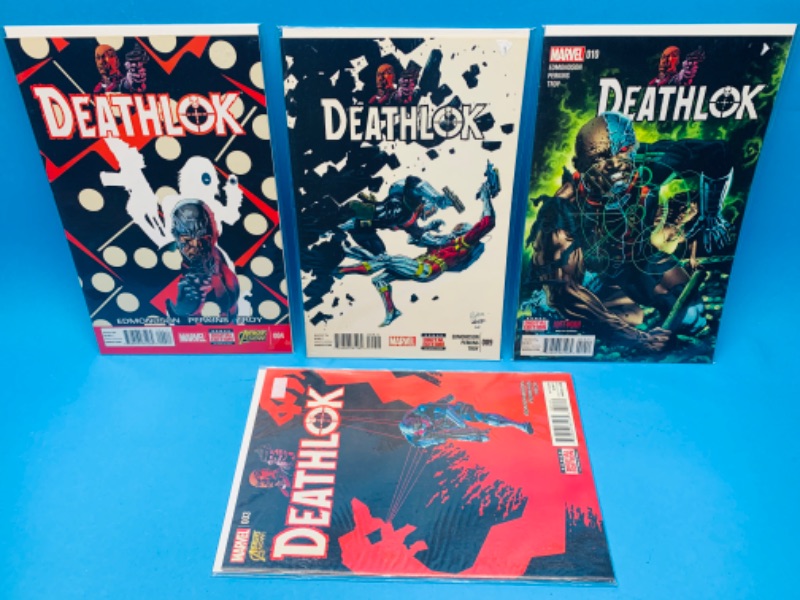 Photo 1 of 494564…4 deathlok comics in plastic sleeves 